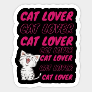 Cat Lover Sticker